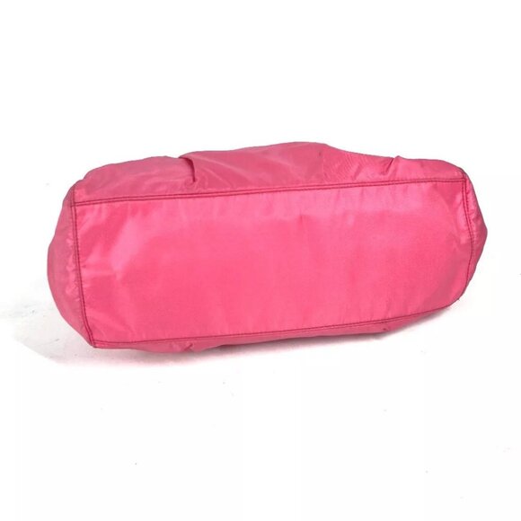 PRADA Shoulder Bag Bag Logo ribbon 2WAY bag Hand Bag Nylon pink - Picture 6 of 16